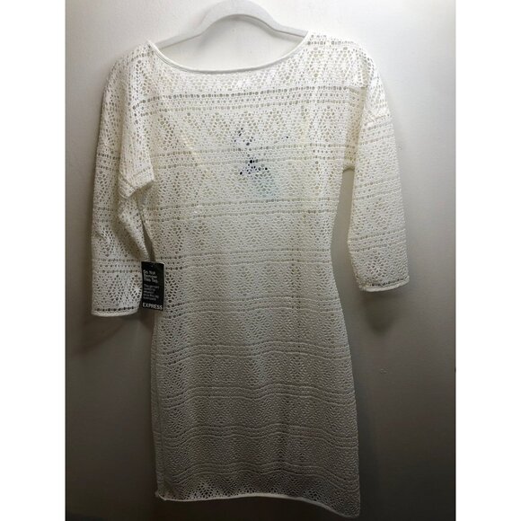 BWNT Womens White Lace Express Dress - Size XS - Picture 3 of 3